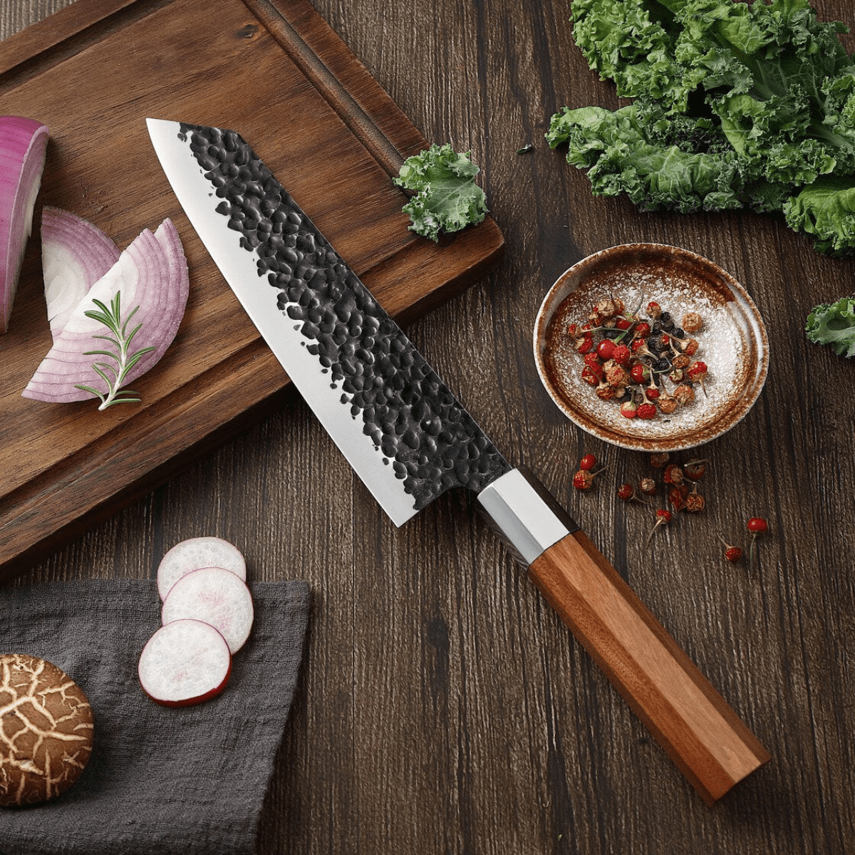 Kiritsuke Stainless Steel Knife – 13.6 inch (34.5 cm) Precision Blade