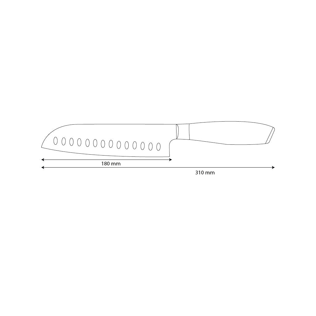 Japanese-Style Santoku Knife – 7.1 inch (18 cm) Versatile Blade