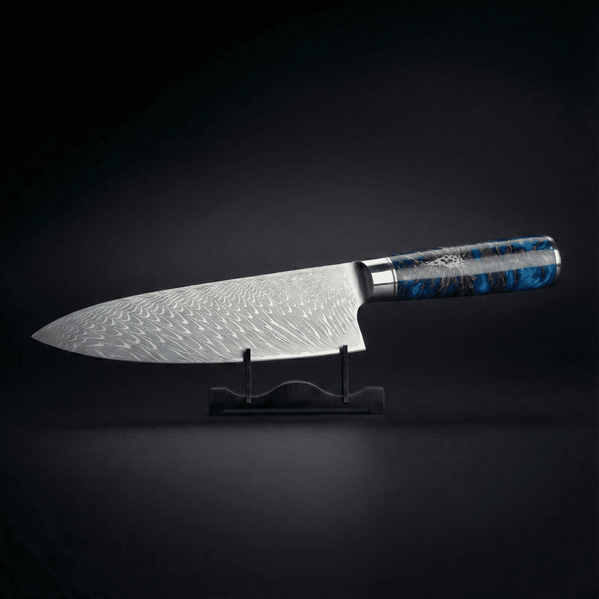 Japanese-Style Hammered Chef’s Knife – 7.9 inch (20 cm) Precision Blade