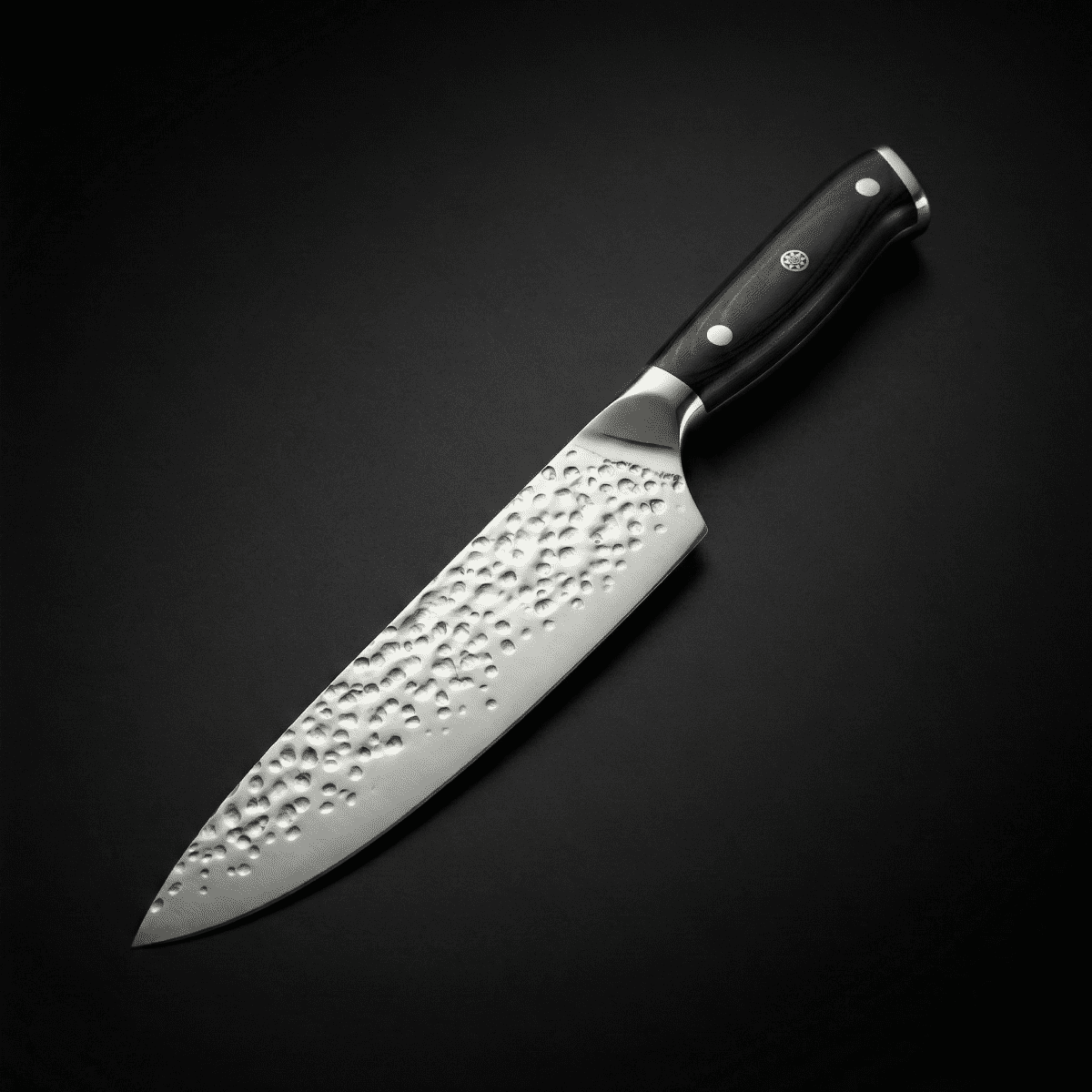 Japanese-Style Hammered Chef’s Knife – 7.9 inch (20 cm) Precision Blade