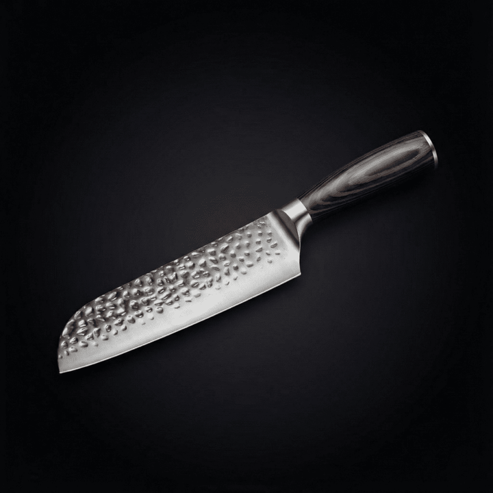 Japanese Hammered Utility Knife Steel 13 cm Blade