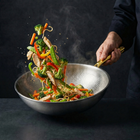 Hand-Hammered Titanium Wok Pan with Flat Base | Limited Edition
