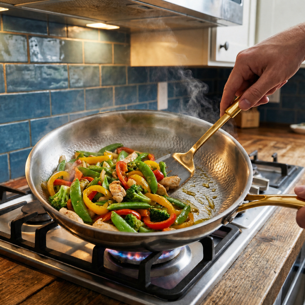 Hand-Hammered Titanium Pan - 3-piece set I Limited Edition