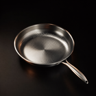 Hand-Hammered Titanium Premium Cooking Set with 2 Lids (8, 9 & 10 Inch)