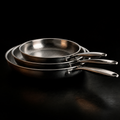 Hand-Hammered Titanium Pan - 3-piece set