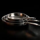 Hand-Hammered Titanium Pan - 3-piece set