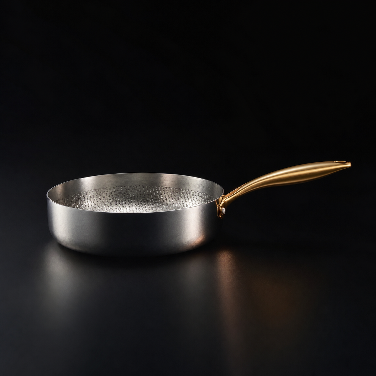 Hand-Hammered High-Wall Titanium Pan | Limited Edition