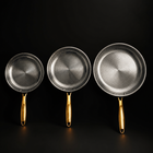 Hand-Hammered Titanium Pan - 3-piece set I Limited Edition