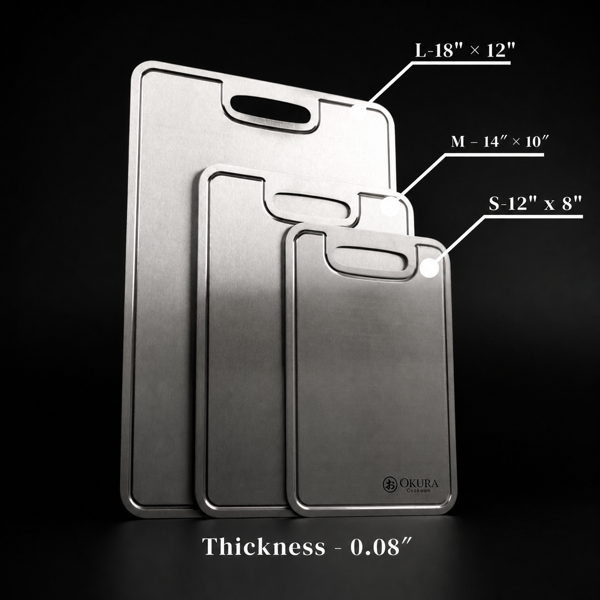 Pure Titanium Cutting Board - PFAS Free