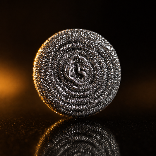 Titanium Pan Scrubbers | Rust-Proof Cleaning Coils (Set of 3)