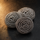 Titanium Pan Scrubbers | Rust-Proof Cleaning Coils (Set of 3)