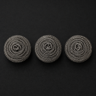 Titanium Pan Scrubbers | Rust-Proof Cleaning Coils (Set of 3)