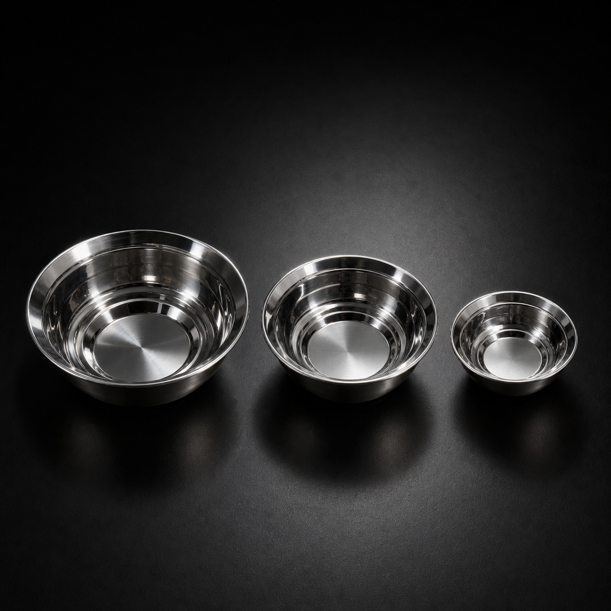 PFAS-Free Stainless Steel Mixing Bowls | Stackable Kitchen Bowl Set