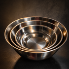 PFAS-Free Stainless Steel Mixing Bowls | Stackable Kitchen Bowl Set