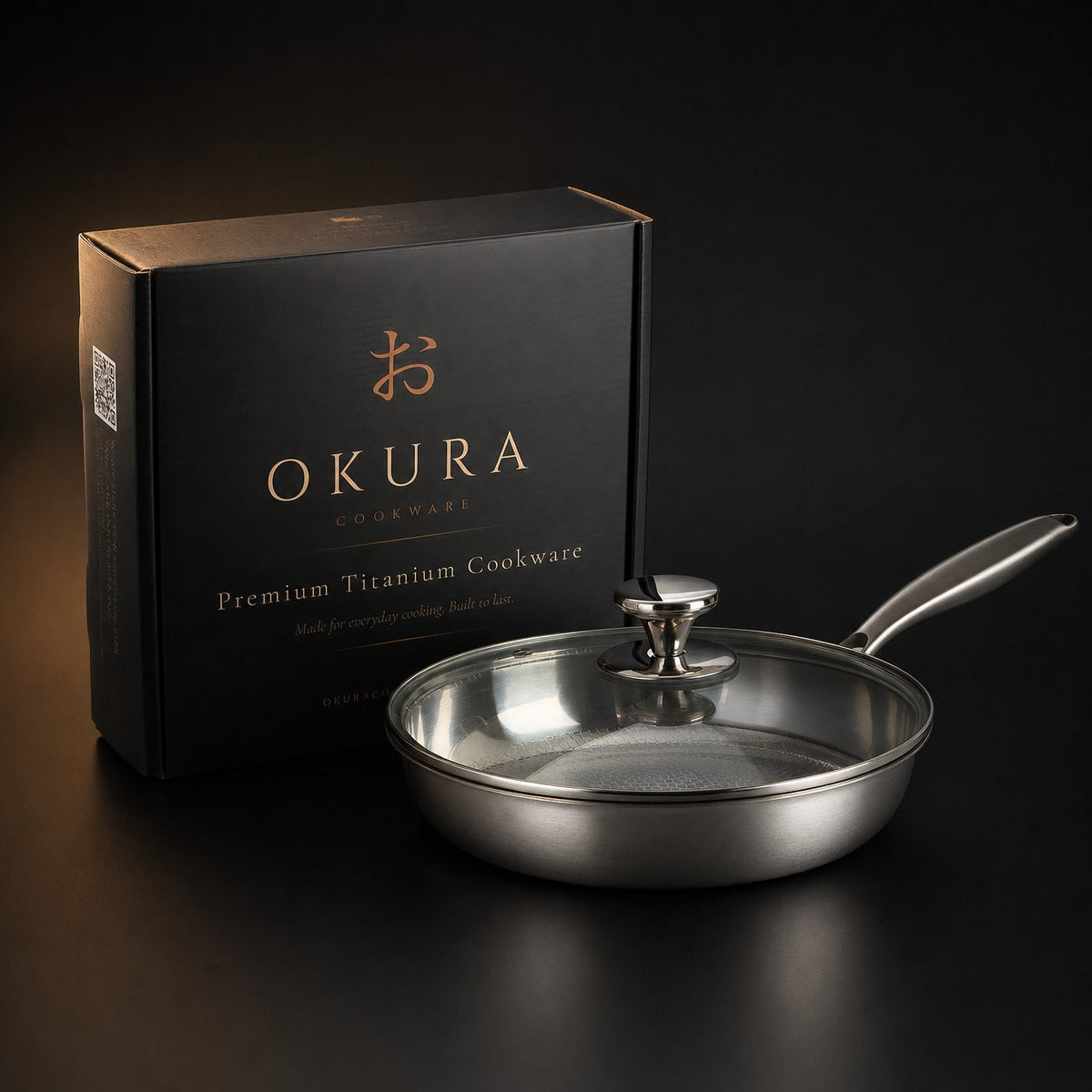 Hand-Hammered Titanium Pan