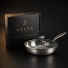 Hand-Hammered Titanium Pan - 3-piece set