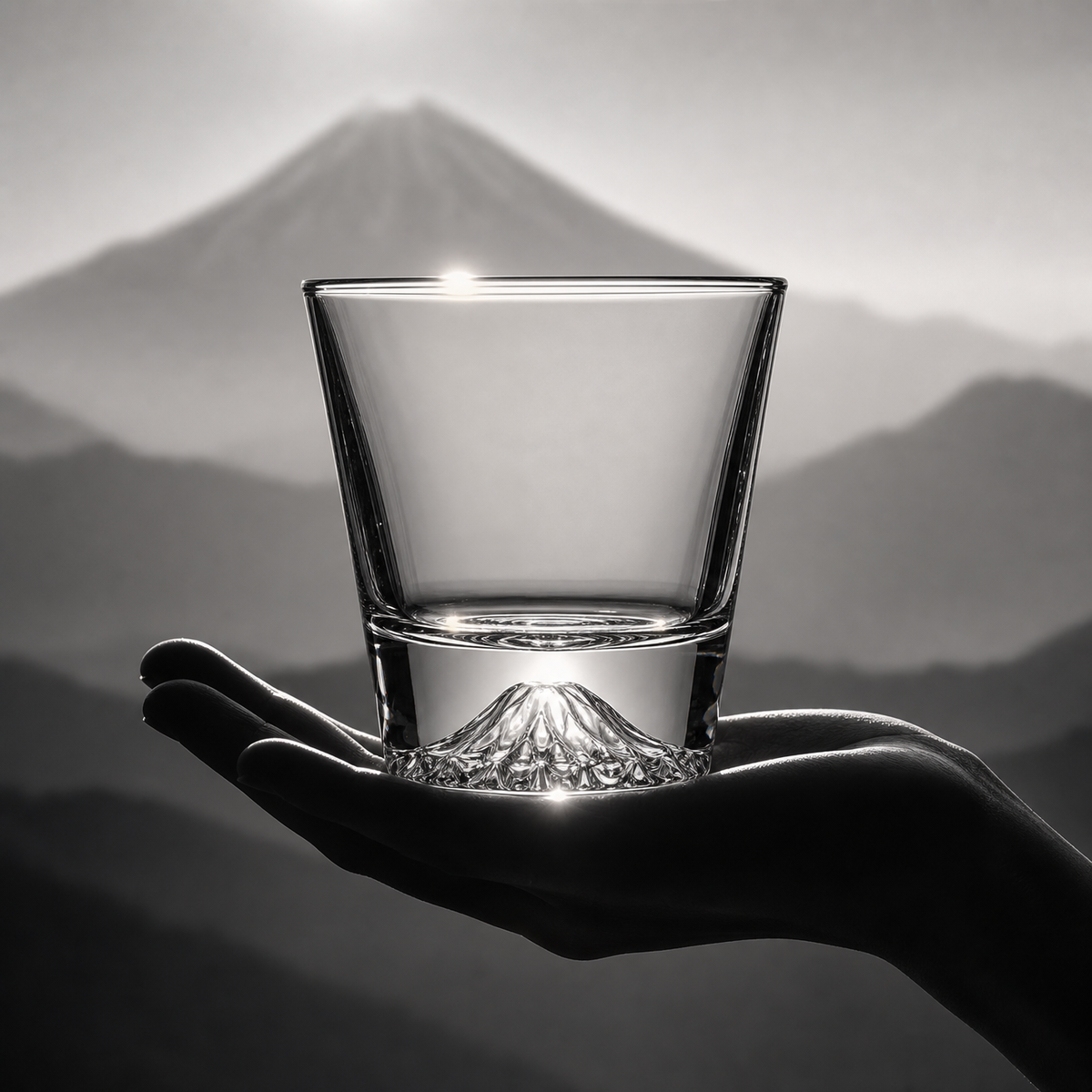Japanese Mount Fuji Whisky Glass