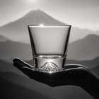 Japanese Mount Fuji Whisky Glass