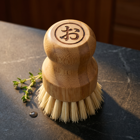 Okura Tawashi — Organic Bamboo Dish Brush