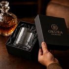Japanese Chamvin-Cut Crystal Whisky Glass
