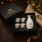 Japanese Goldfish Ceramic Sake Set